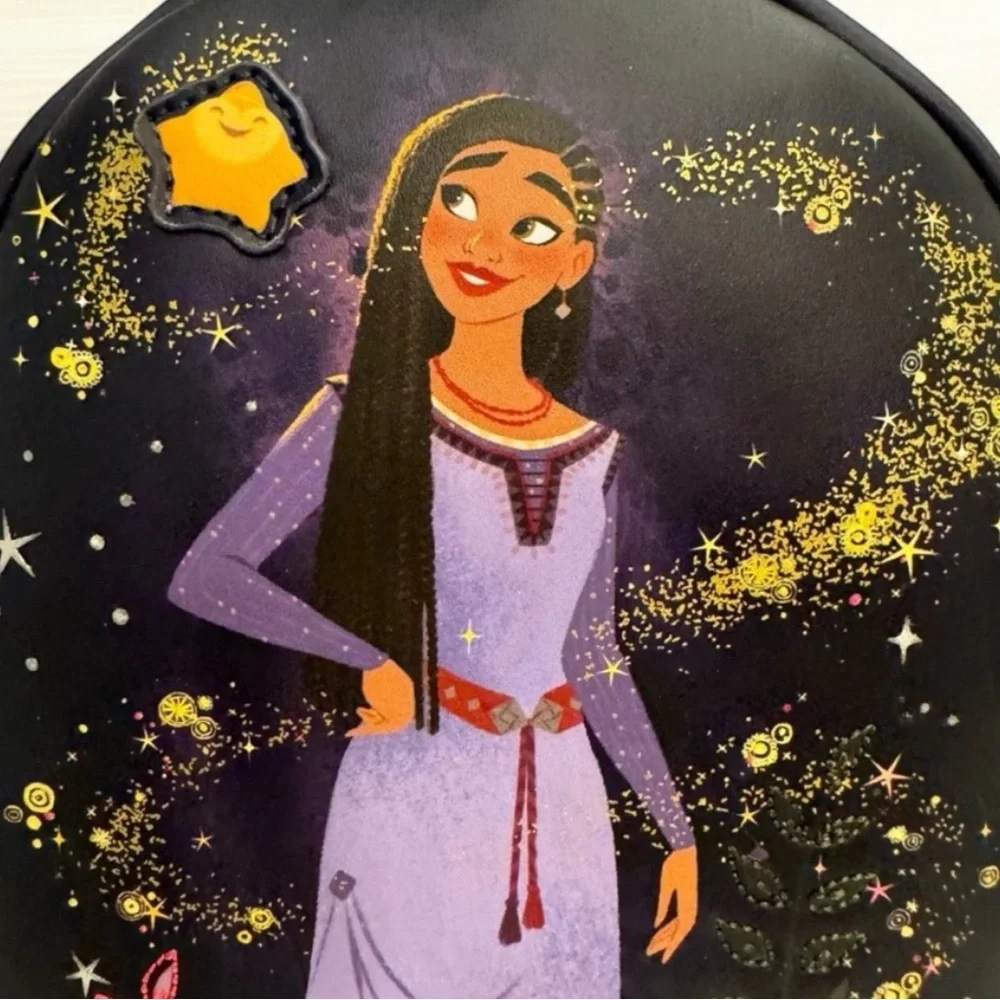 Disney Parks Loungefly Wish Movie Backpack Asha And Star New